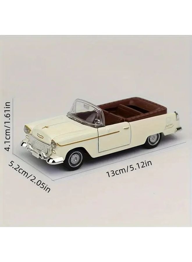 Blue Vintage Alloy Car Model Metal Dashboard Ornament Collection Gift - Image 3