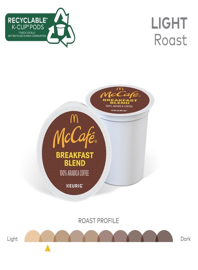 McCafe Breakfast Blend Coffee, Keurig Single Serve Keurig K-Cup Pods, Light Roast, 96 Count (4 Packs of 24) - Image 4