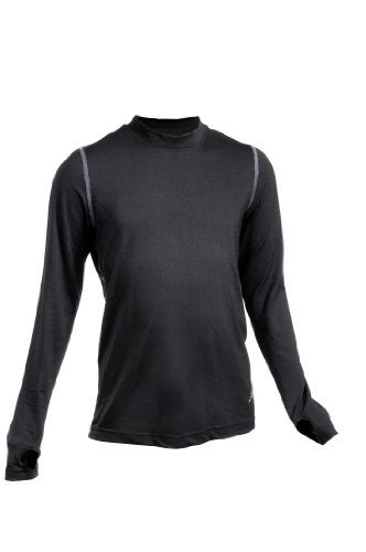 Terramar Thermolator Climasense 4-Way Stretch Brushed Crew Hoodie, Black, Large (14-16) - Image 4