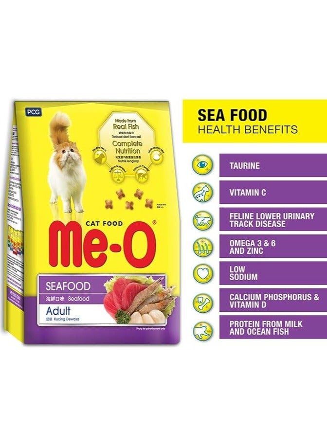 Me-O Adult Cat Food - Seafood (7kg) | High-Protein, Balanced Nutrition for Healthy Coat & Digestion" - Image 2
