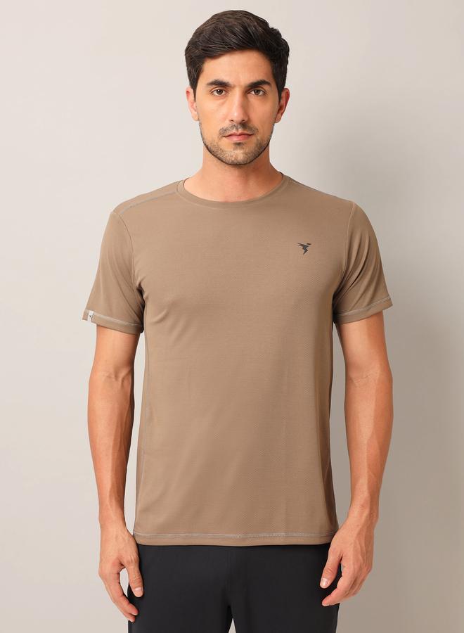 تكنوسبورت تيشيرت سادة بياقة مستديرة قصة ضيقة - Image 2