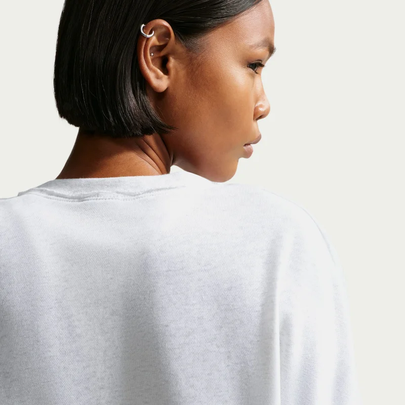Nike Black Women's Sportswear Chill Terry Sweatshirt for Women | Best Price UAE