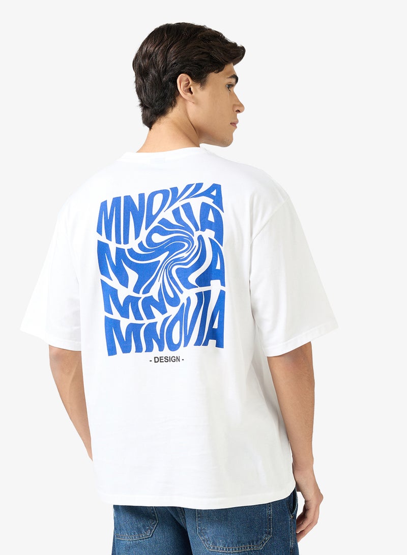 Seventy Five Graphic Print Oversized T-Shirt - Image 1
