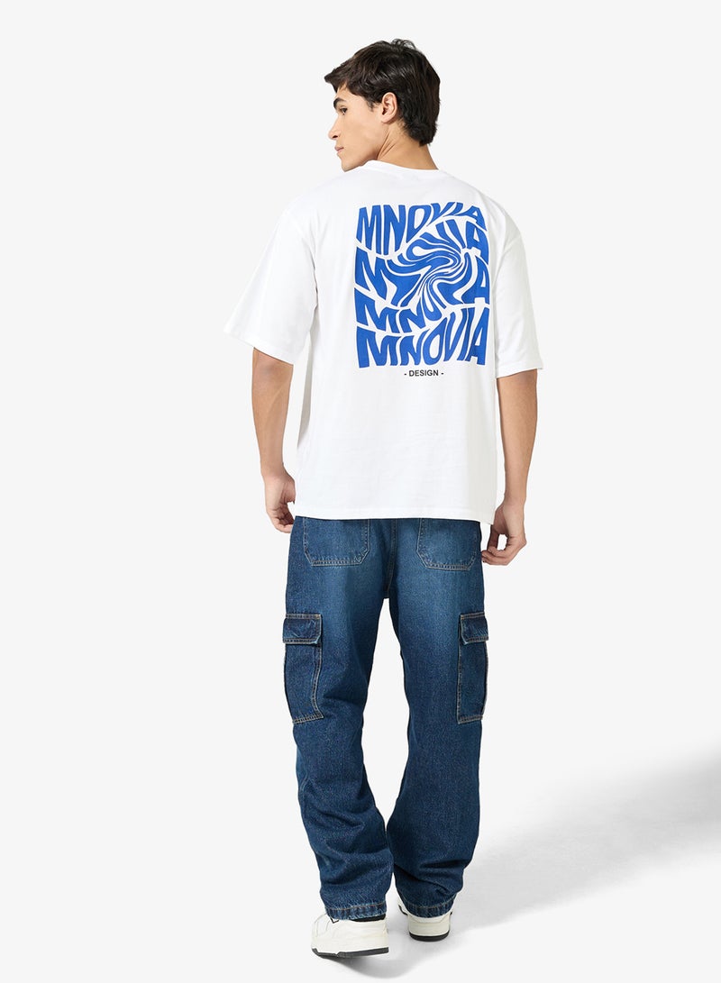 Seventy Five Graphic Print Oversized T-Shirt - Image 4