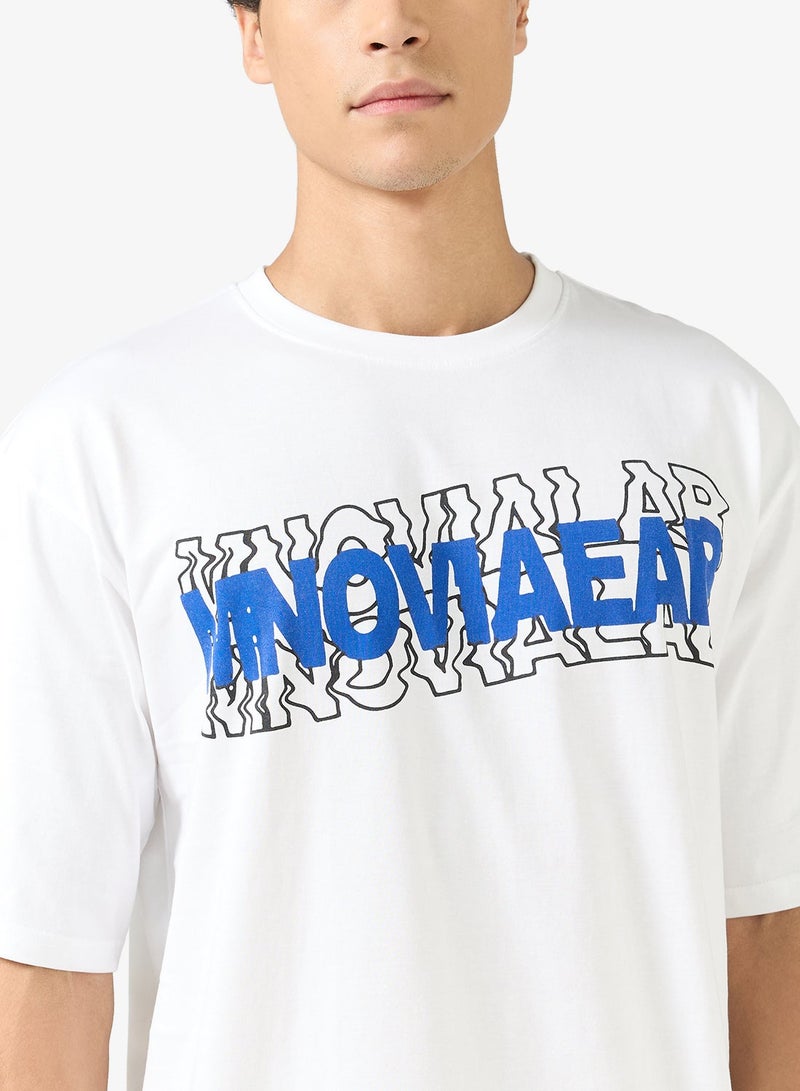 سفنتي فايف تيشيرت بطبعة جرافيك كبير الحجم - Image 3