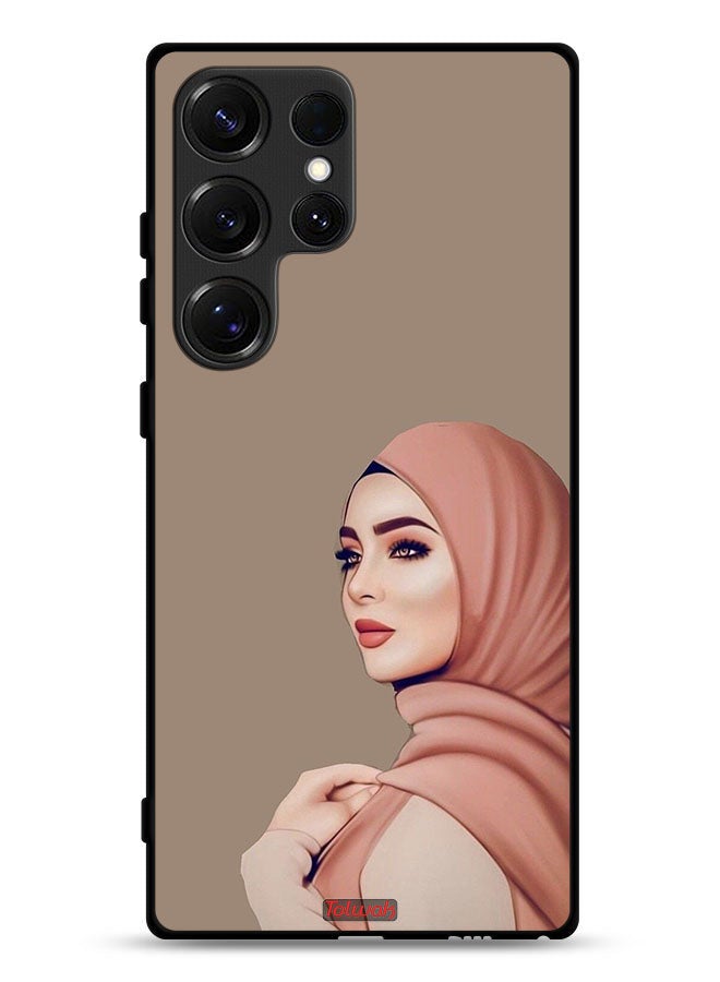 Tolwak Samsung Galaxy S25 Ultra Protective Case Cover Beautiful Hijab Girl - Image 1