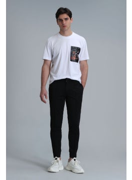 Lufian Men's Exotic Modern Graphic T-Shirt 111020202 White  - Image 2
