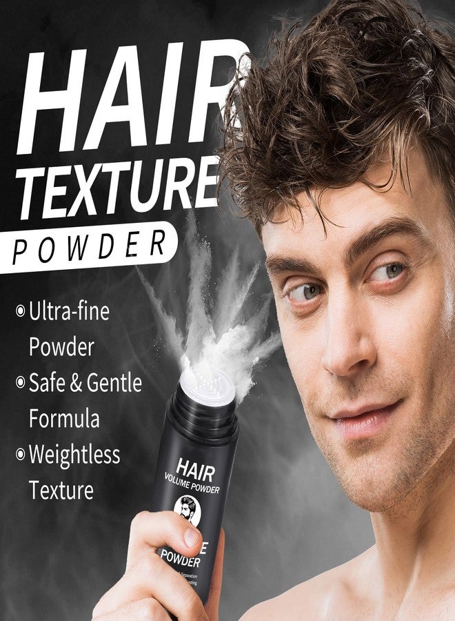 QIUFSSE Hair Styling Powder for Men & Women,Lightweight & Volumizing Hair Texture Powder with Natural Matte Finish,Strong Hold & Long-Lasting polvo texturizador para cabello hombre (2PCS) - Image 2