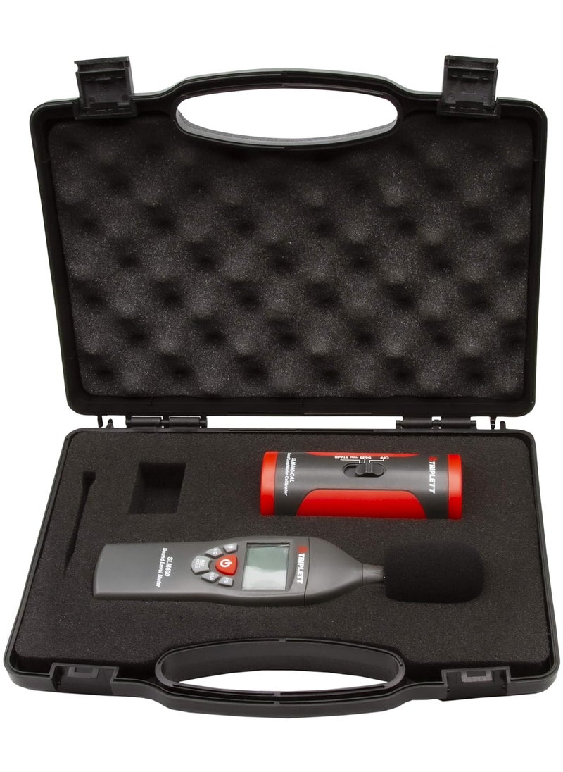 Triplett Triplett SLM400KIT Decibel Sound Level Meter with Calibrator 35 to 130dB  - Image 5