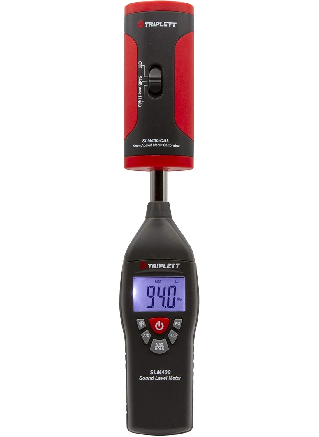 Triplett Triplett SLM400KIT Decibel Sound Level Meter with Calibrator 35 to 130dB  - Image 2