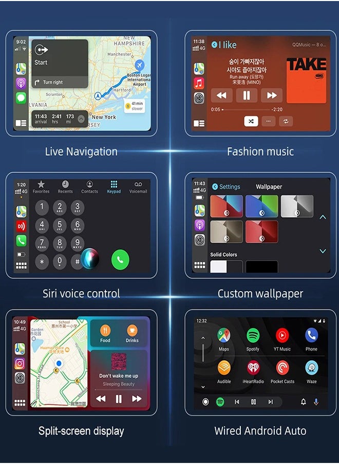 Carlinkit - Carlinkit Wired & Wireless CarPlay Android Auto Dongle for Modify Android Screen Car Smart Link - Image 1