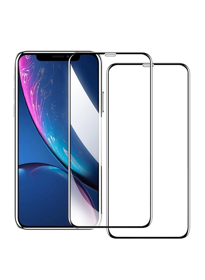IAF 5D Tempered Glass Screen Protector For Apple iPhone 11 Pro Black/Clear