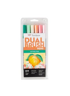Tombow Tombow Dual Brush Pen Set, Just Peachy 6  - Image 1