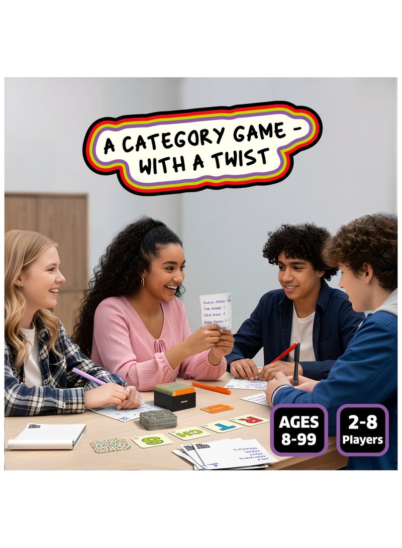 Skillmatics Board & Card Game - First to 5, Category Game with a Twist, Perfect for Parties, Family, Game Night, Quick Thinking, Gifts for Kids, Teens, Adults, Ages 8, 9, 10 & Up, 2-8 Players - Image 2