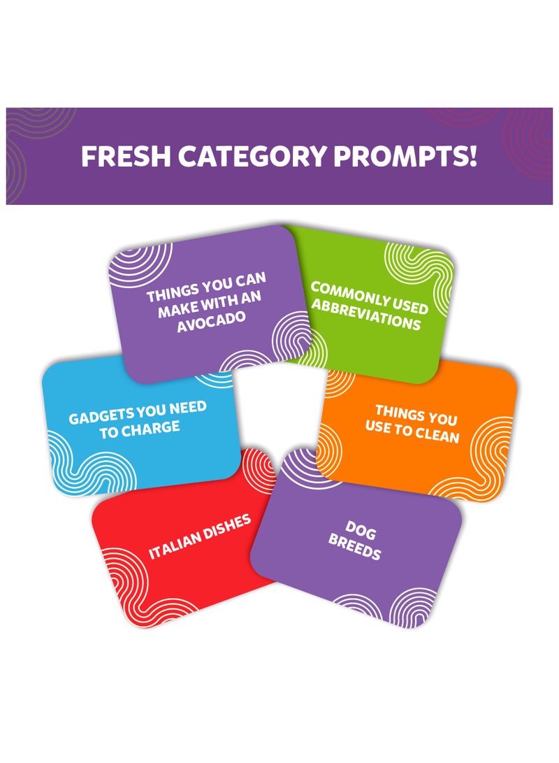 Skillmatics Board & Card Game - First to 5, Category Game with a Twist, Perfect for Parties, Family, Game Night, Quick Thinking, Gifts for Kids, Teens, Adults, Ages 8, 9, 10 & Up, 2-8 Players - Image 3