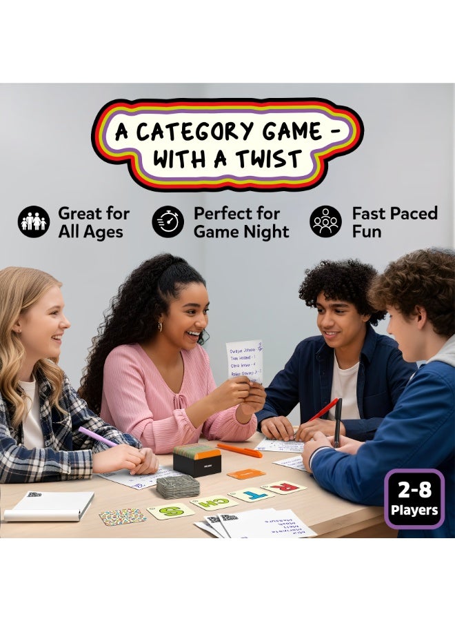 Skillmatics لعبة لوحية وبطاقات - أول من يصل إلى 5، لعبة فئة مع لمسة، مثالية للحفلات، العائلة، ليلة الألعاب، التفكير السريع، هدايا للأطفال، المراهقين، البالغين، للأعمار 8، 9، 10 وما فوق، 2-8 لاعبين - Image 2