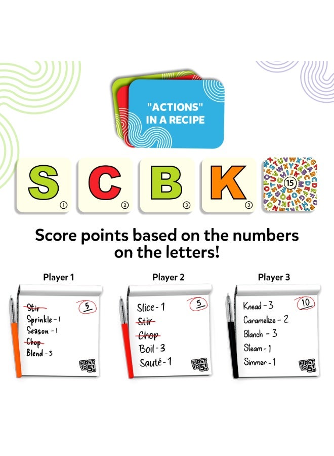 Skillmatics لعبة لوحية وبطاقات - أول من يصل إلى 5، لعبة فئة مع لمسة، مثالية للحفلات، العائلة، ليلة الألعاب، التفكير السريع، هدايا للأطفال، المراهقين، البالغين، للأعمار 8، 9، 10 وما فوق، 2-8 لاعبين - Image 4