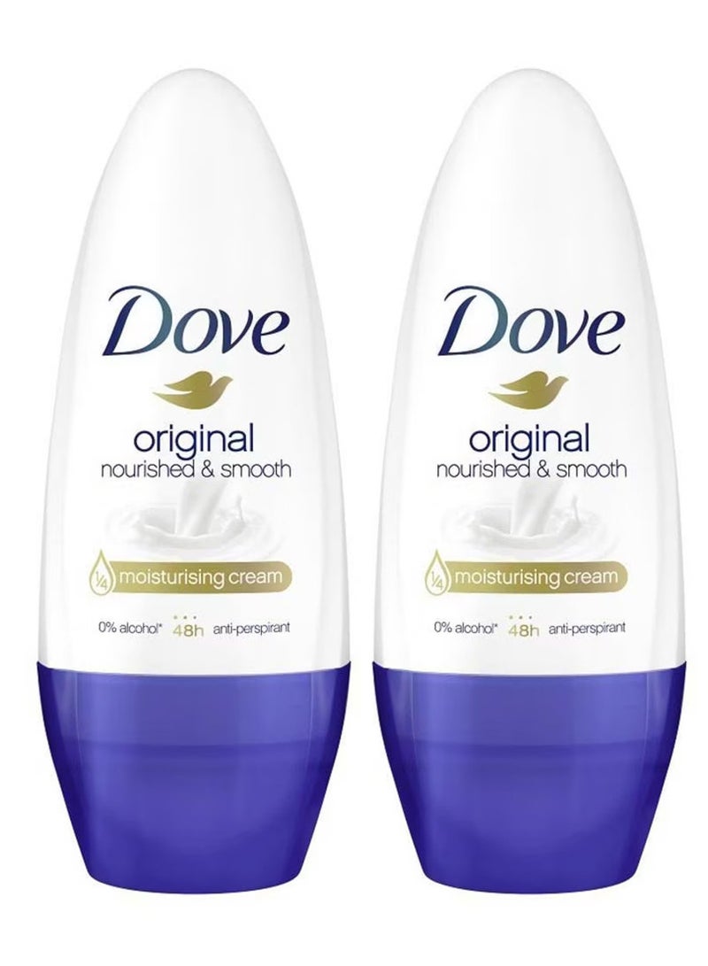 دوف باقة من عبوتين دوف رول أون أوريجنال 40 مل - Image 1