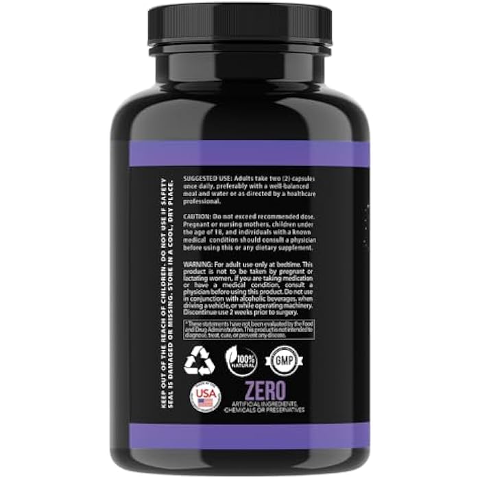 Angry Supplements Hair Envy PM – Nighttime Beauty & Relaxation Formula for Women – with Melatonin, Biotin, Calcium & Magnesium – Supports Hair Health & Restful Nights – 60 Capsules (1-Bottle) - Image 3