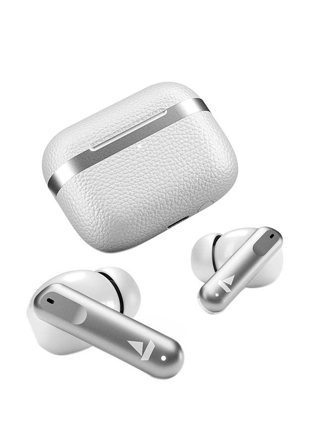 Airdopes 111v2 TWS Earbuds with 50hrs Playback, 4 Mics with ENx™ Tech, Dual EQ Modes, 13mm Drivers, Multipoint Connection, ASAP™ Charge, BTv5.4 And IPX4 Rating - Ivory White