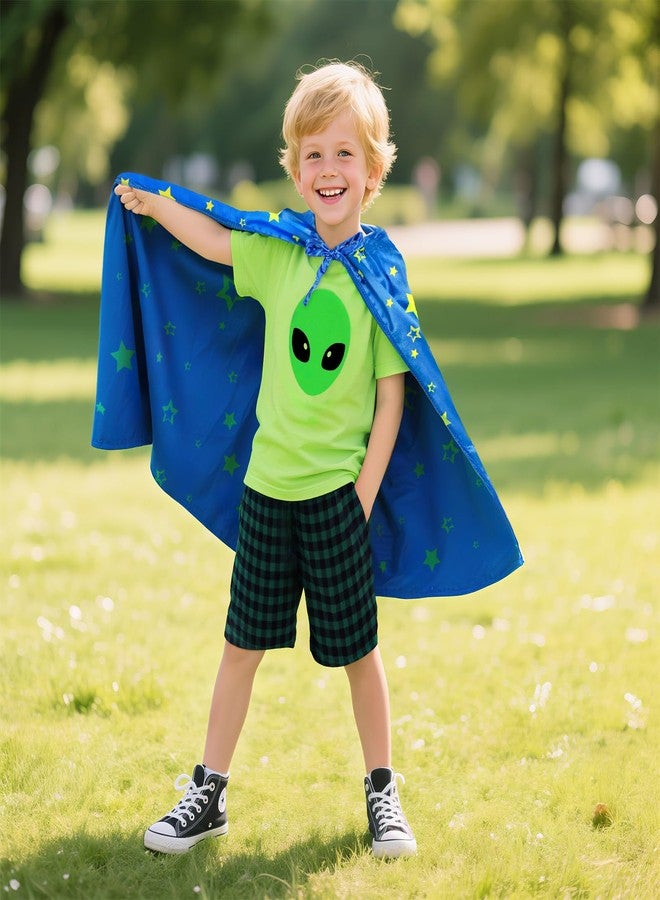 DIGI Halloween Costumes for Kids, Glow in the Dark Alien Costume, Halloween Cosplay Party Costumes for Boys 4-12T - Image 3