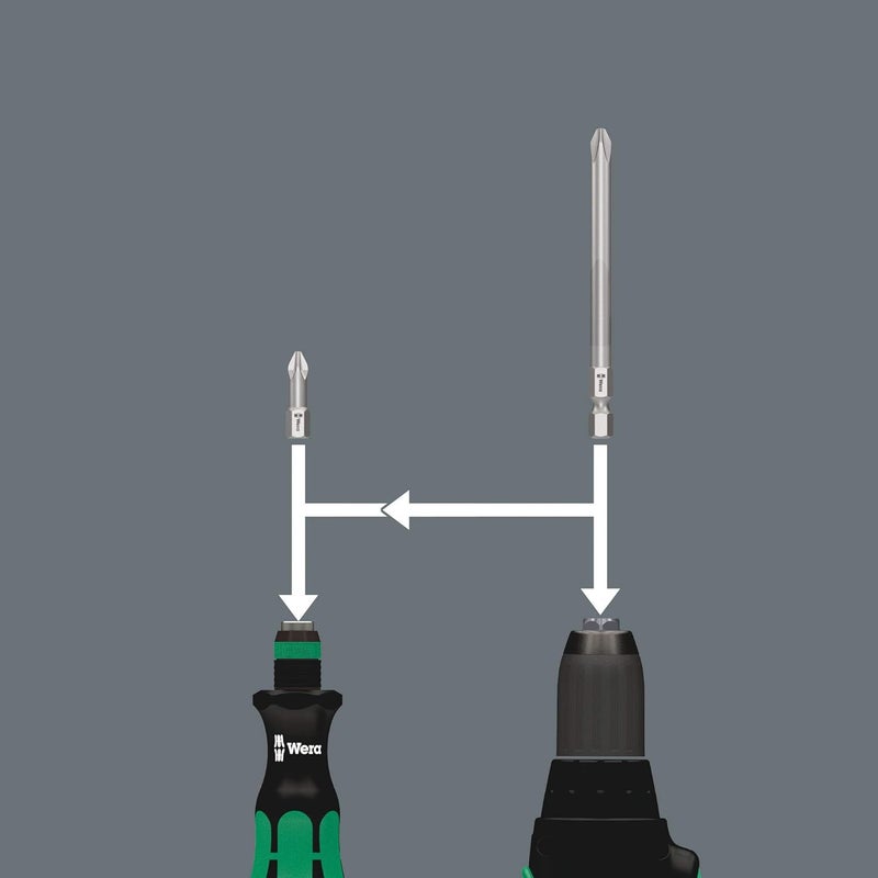 Wera Wera Kraftform Kompakt 62 Bitholding Screwdriver and Pouch Set, 33-Pieces  - Image 4