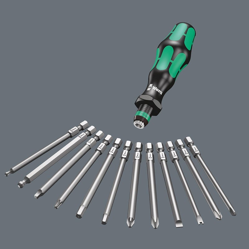 Wera Wera Kraftform Kompakt 62 Bitholding Screwdriver and Pouch Set, 33-Pieces  - Image 3