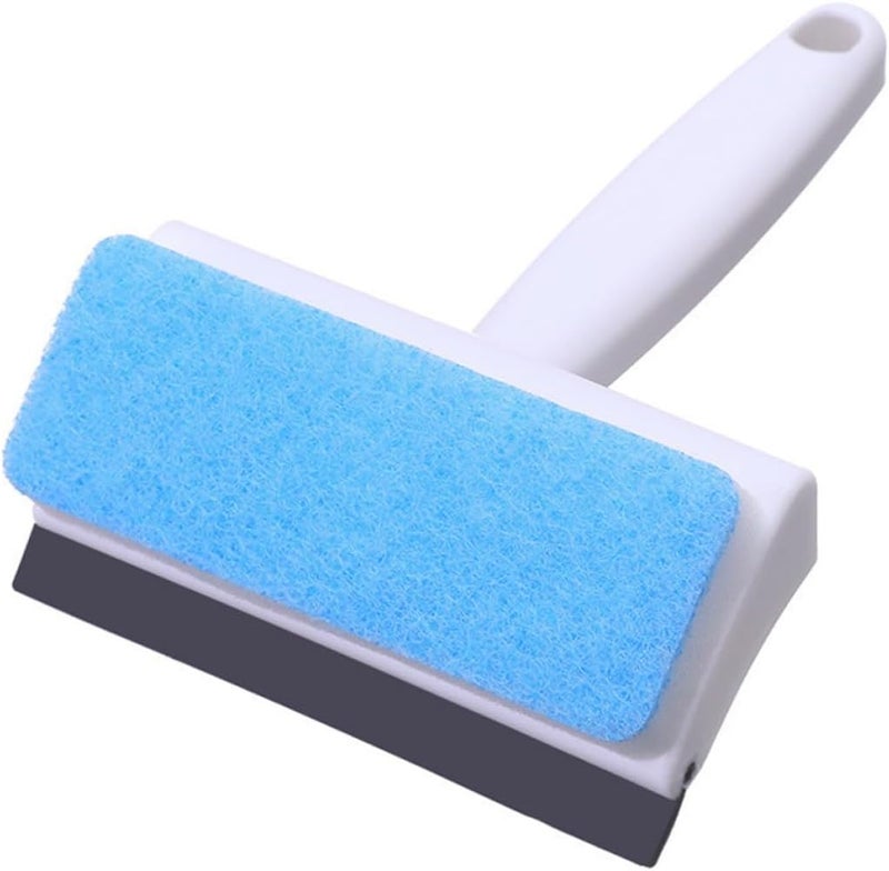 4pcs Window Cleaning Wiper and Glass Squeegee Set 2-in-1 Scrubber with Handle Water Scraper for Bathroom Tiles and Home Window Washing - Image 1