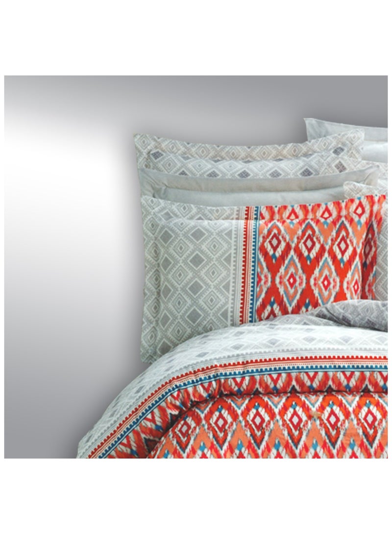 Family Bed Flat Bed sheet Set Cotton 4 pieces size 240 x 250 cm Model 164 from Family Bed - Image 4