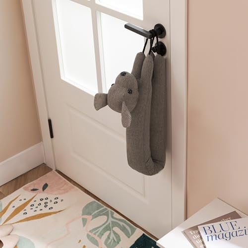 habibee 38 inch Door Draft Stopper for Bottom of Door to Avoid Noise or Cold Air, Decorative Dog Draft Blocker for Window, Cute Door Draft with Hanging Loops for Sweet Home Decor - Image 4