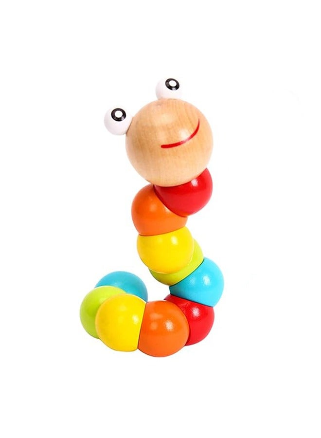 Baby Toys 6 to 12 Months, 12-18 Months, 3-6 Months Development, Prone Time Toys Crawling Toys - Baby Toys - Caterpillar Twist Toys for Baby Boys and Girls  - Image 1