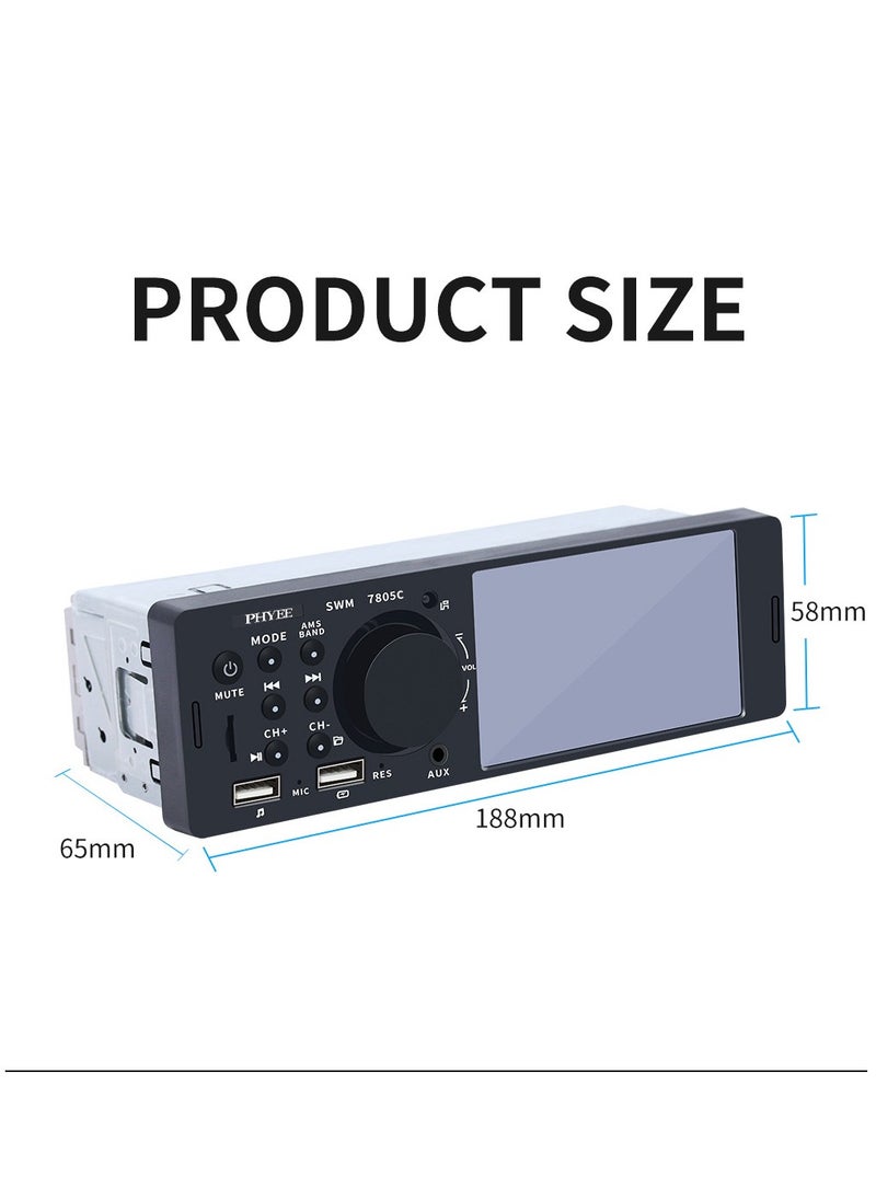 SWM - Car MP5 Player 4 inch Touch Screen Version Dual USB Smart Bluetooth Radio Car Audio - Image 1