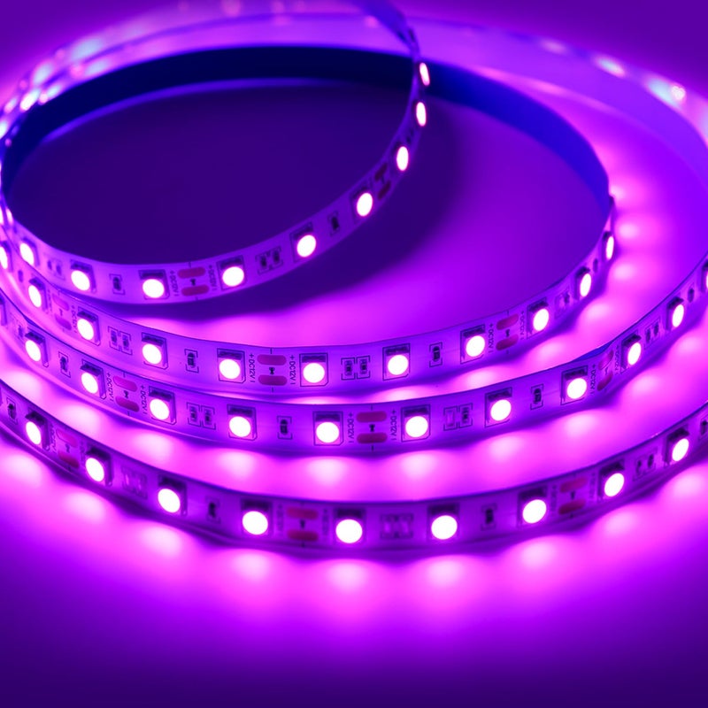 iNextStation 12V Pink LED Strip Light, 16.4ft/5M 300 LEDs SMD5050 Flexible Cuttable LED Tape Light, LED Strip Light for Indoor Home Bar Kitchen Festival Decoration (Power Adapter Not Included)