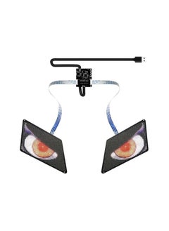 لوحة شاشة عرض LED قابلة للبرمجة 5 فولت للتحكم في التطبيق، شاشة LED وامضة على شكل عين النسر لحقائب الظهر والدراجات النارية والسيارات