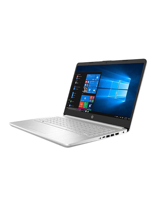 HP لابتوب نوت بوك 14T بشاشة لمس 14 بوصة بدقة عالية الوضوح ومعالج كور i5 وذاكرة رام بسعة 8 جيجابايت ومحرك أقراص SSD بسعة 256 جيجابايت وبطاقة رسومات إنتل بدقة فائقة الوضوح فضي - Image 1