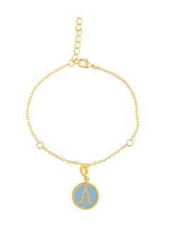 VOYLLA Valentine's Day Collection Alphabet A Blue Enamel Charm  - Image 3