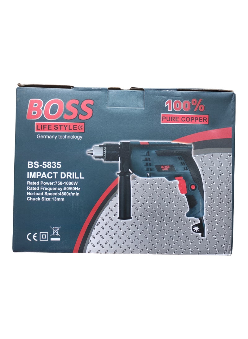 BOSS BOSS Drill Machine 13mm For Wood, Metal and Wall - Image 3