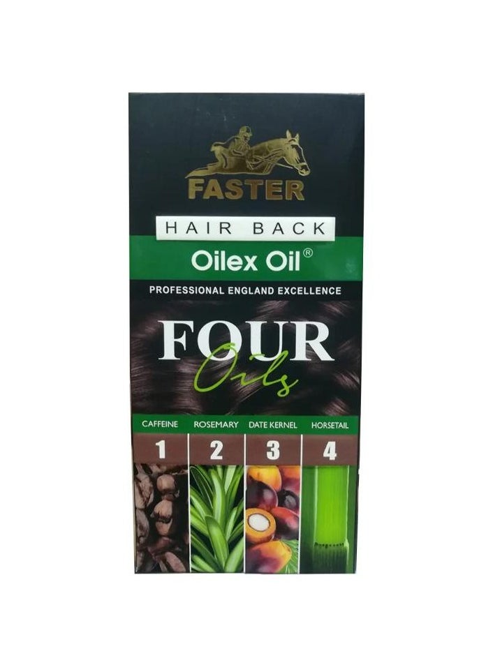 Faster - FASTER FOUR OILS (CAFFEINE + ROSEMARY + DATE KERNEL + HORSETAIL ) 100ML - Image 1