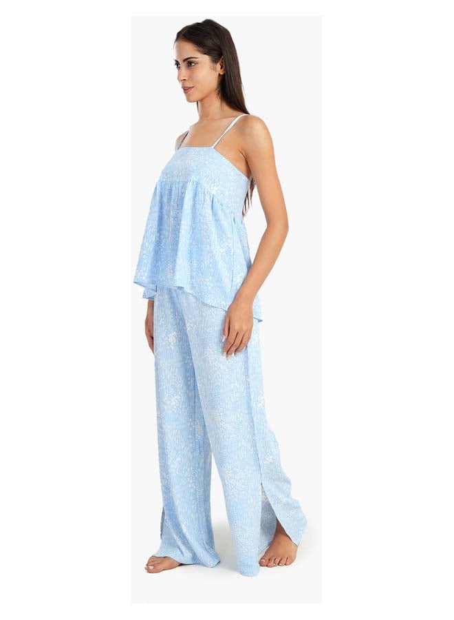 Carina Light Blue Comfy Pyjama Set  - Image 2