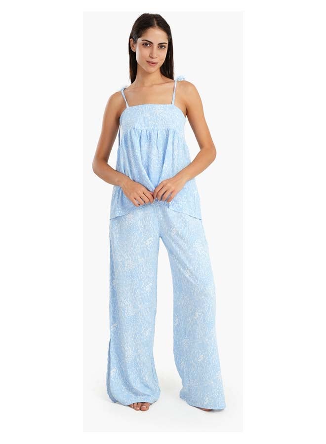Carina Light Blue Comfy Pyjama Set  - Image 1