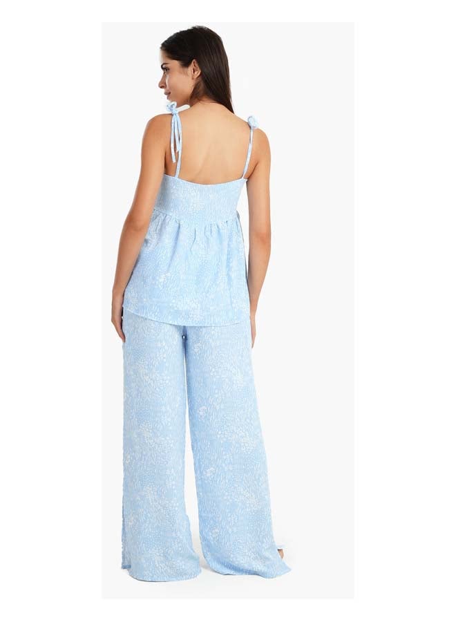 Carina Light Blue Comfy Pyjama Set  - Image 3