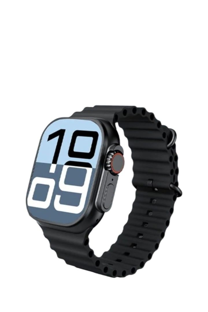 10 Ultra Smartwatch – 10th Anniversary Edition with Wireless Charging, BT Calling, Fitness Tracker, and Dual Straps (Men/Women)" - Image 1