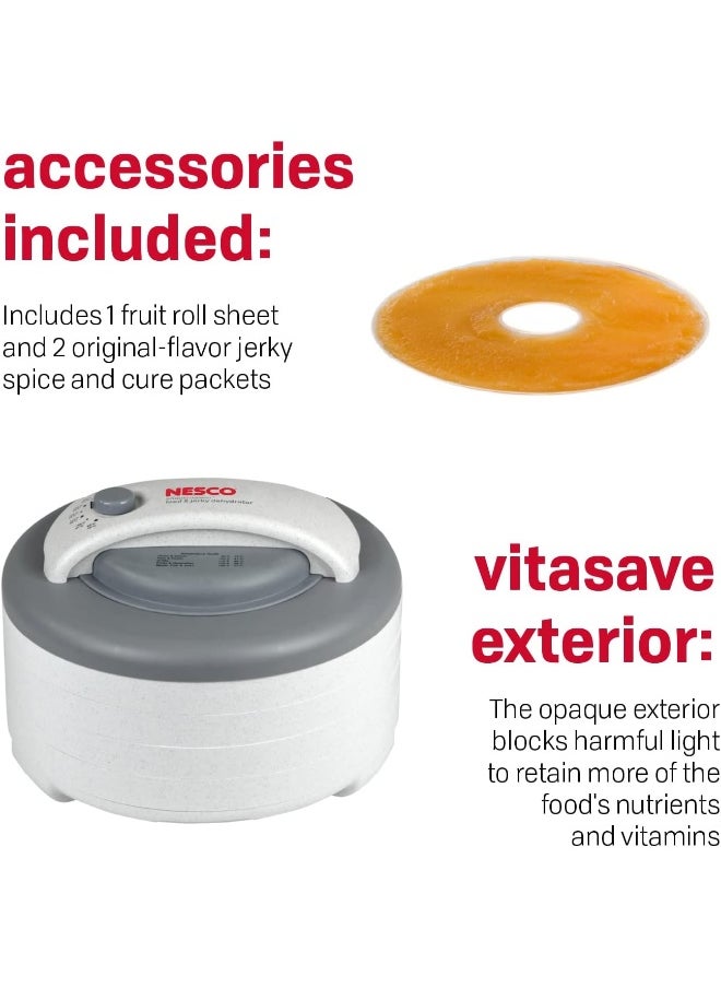 Nesco - NESCO FD-60, Snackmaster Express Food Dehydrator, White, 500 watts - Image 1