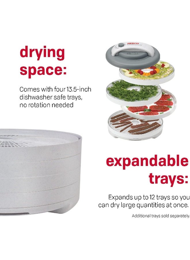 Nesco - NESCO FD-60, Snackmaster Express Food Dehydrator, White, 500 watts - Image 1