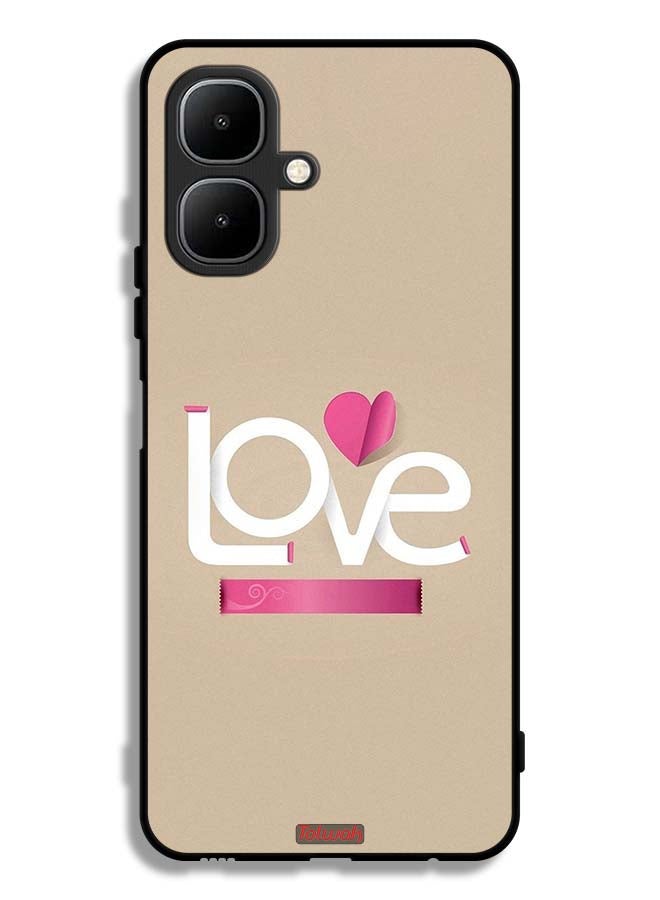 Tolwak Tecno Pop 10 Protective Case Cover Love Art