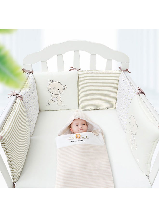6-Piece Set Of Baby Crib Cot Bumper Cushion  - Image 2