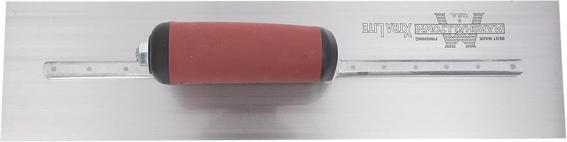 MARSHALLTOWN High Carbon Steel Finishing Trowel, 4 x 18 Inch Concrete, Masonry and Drywall Finishing Tool, Made in the USA, MXS81D - Image 2