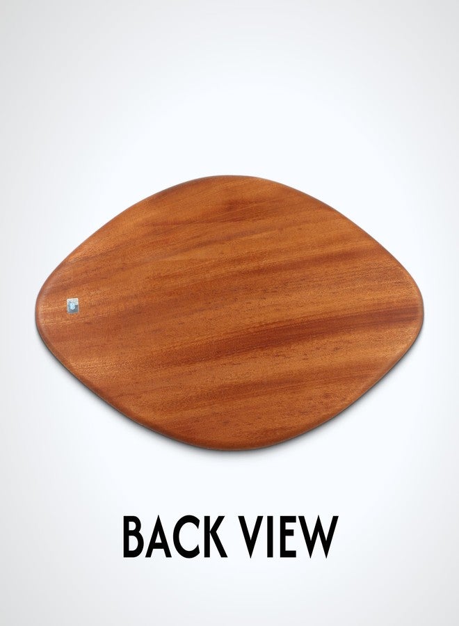 The Memory Company Officially Licensed Acacia Football with Round Center Serving Board, Chicago Bears - Image 5