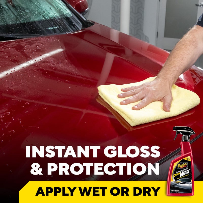 Meguiar's A1624 Quik Wax - Easy-to-Use Spray Wax for Gloss, Shine & Protection - Wet or Dry Use, 24 Oz. - Image 2