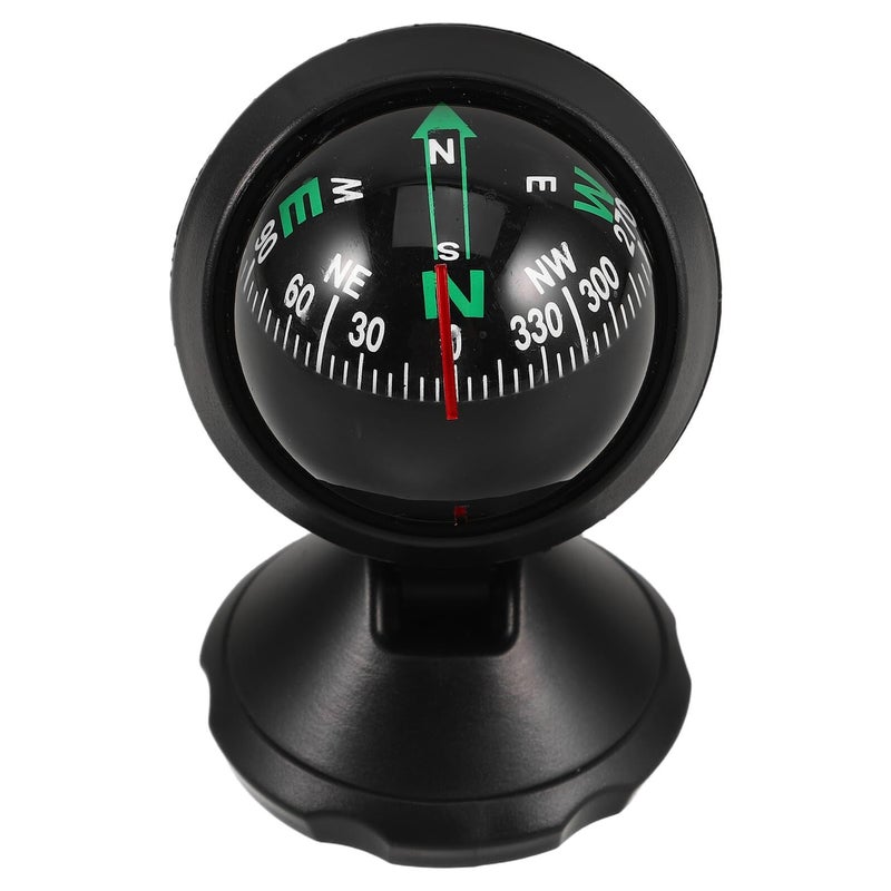 Universal Car Compass Ball With Stick for SUV Truck Boat Dashboard Navigation Travel Finder - Image 2
